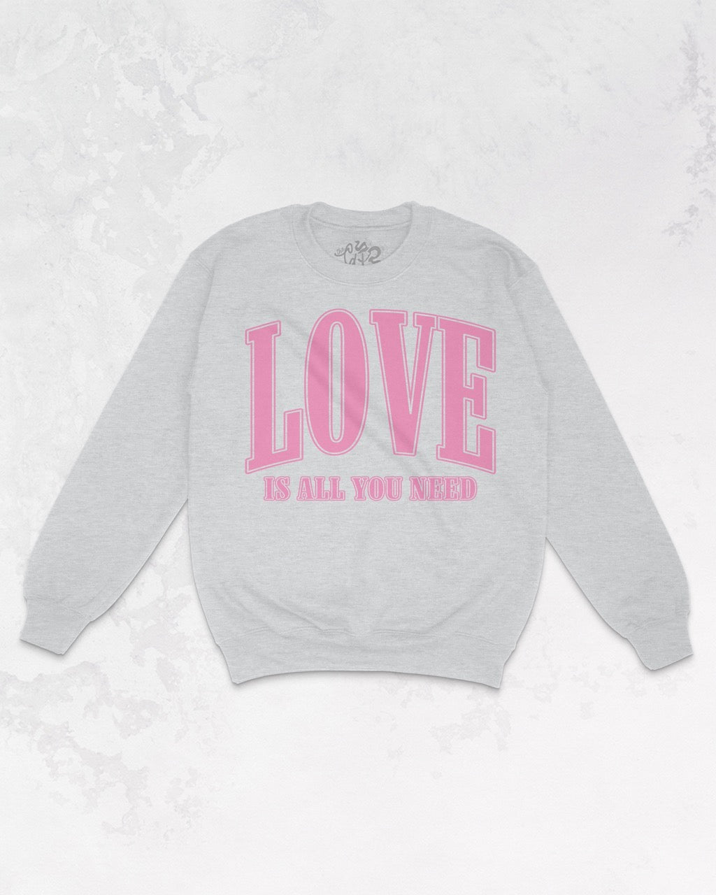 Love Is All You Need Oversized 90's Sweatshirt