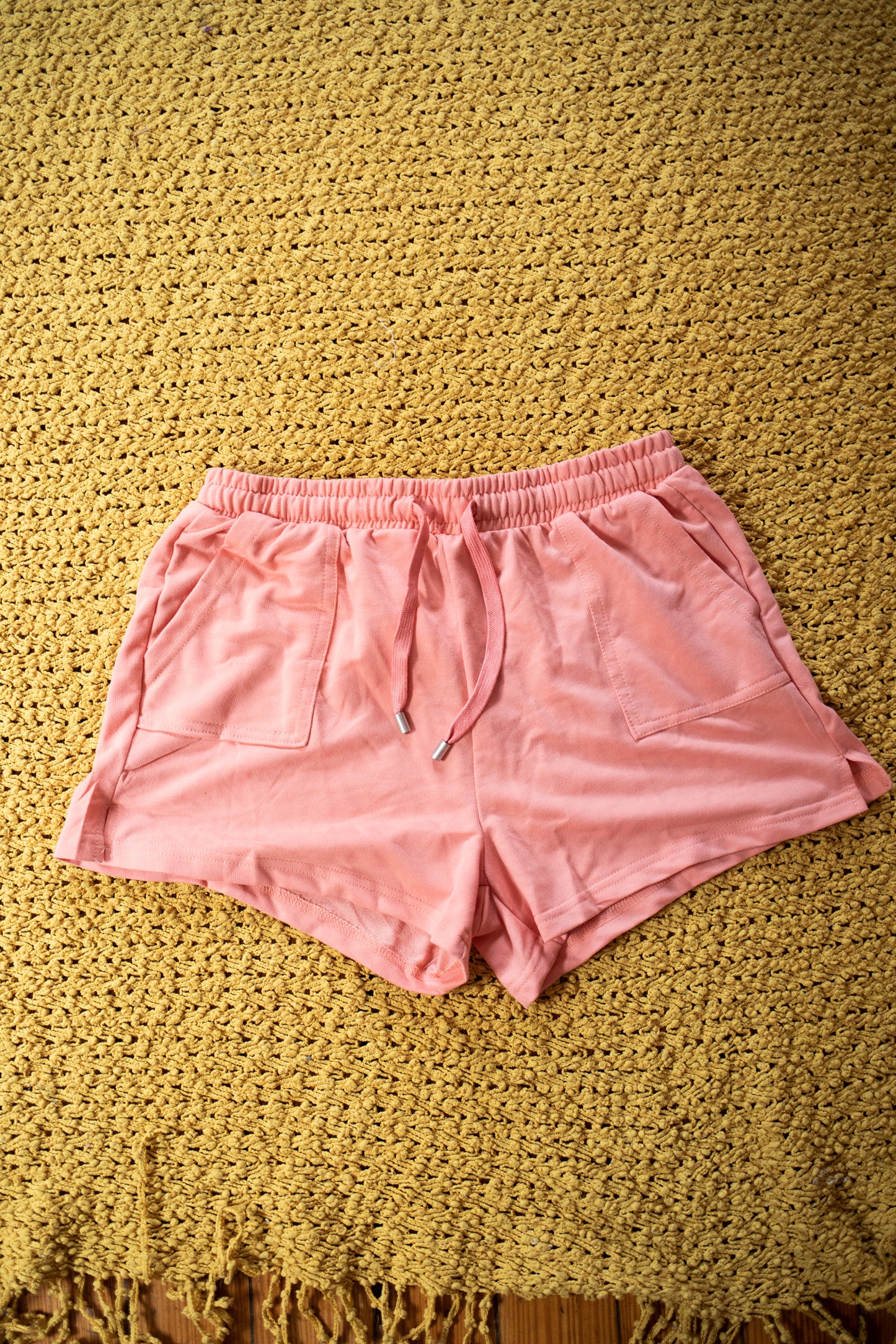 TERRY DAY OFF SHORTS (BLUSH)