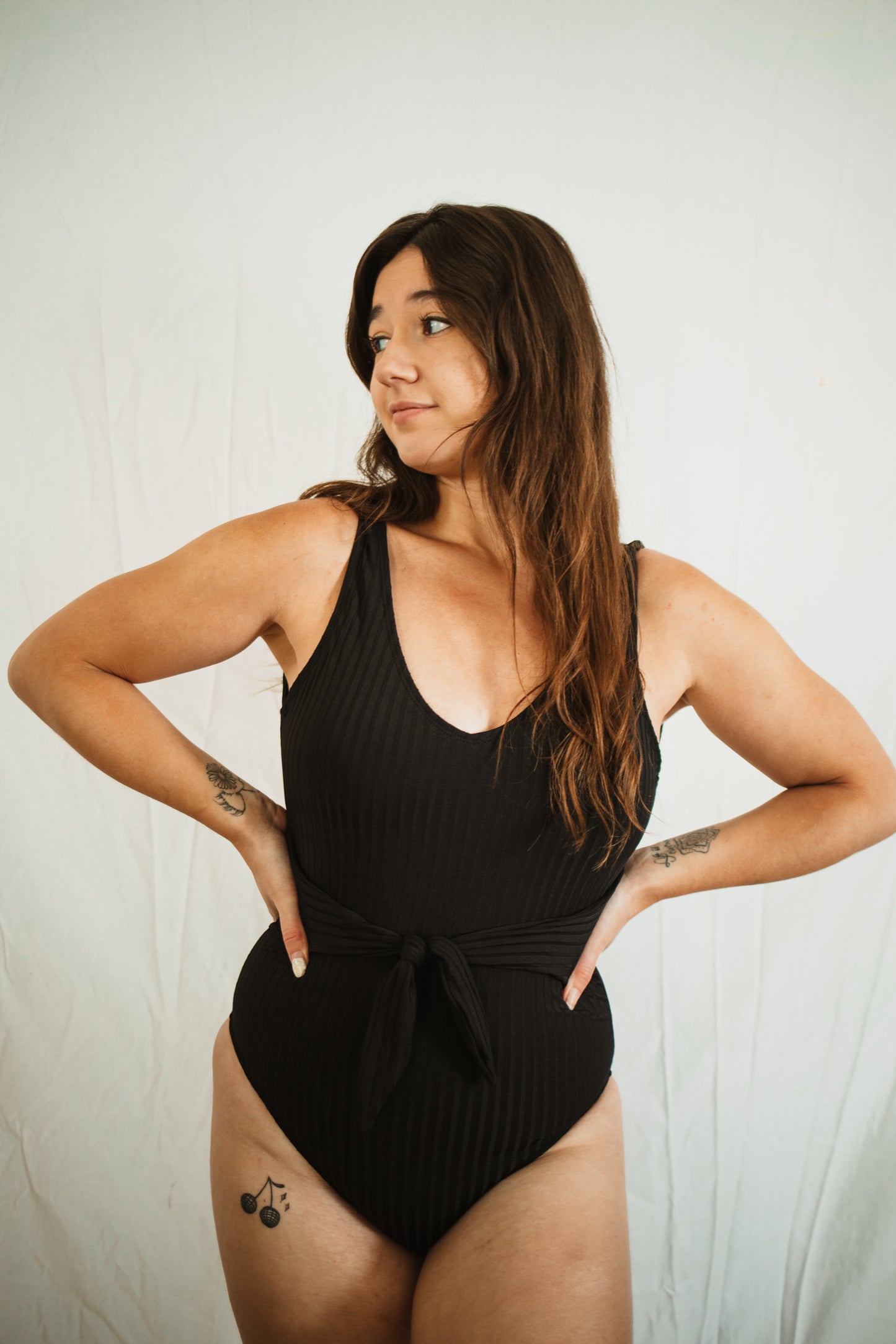 THE END OF SUMMER ONE PIECE SWIMSUIT (BLACK)