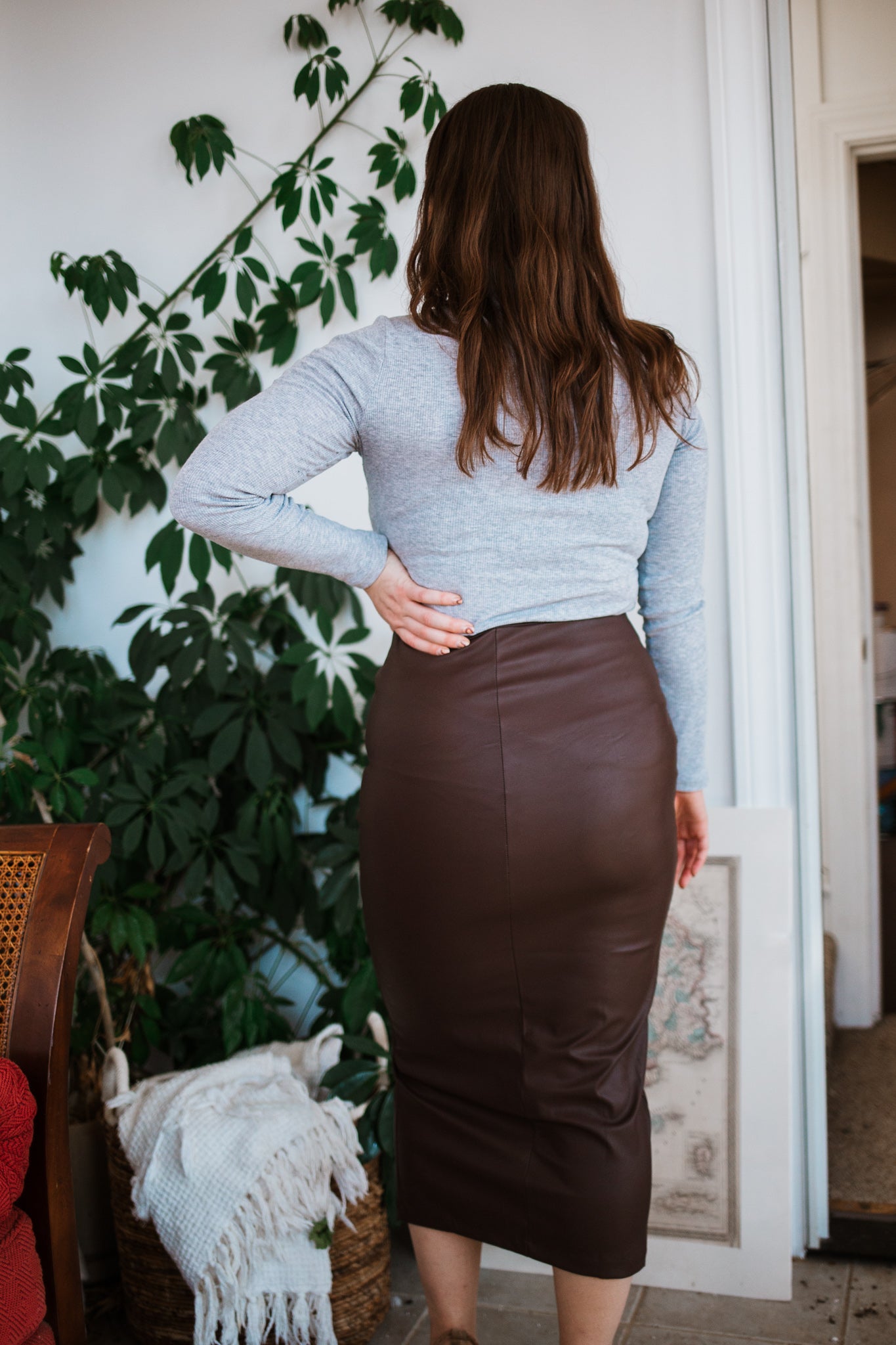 THE ZARA FAUX LEATHER SKIRT