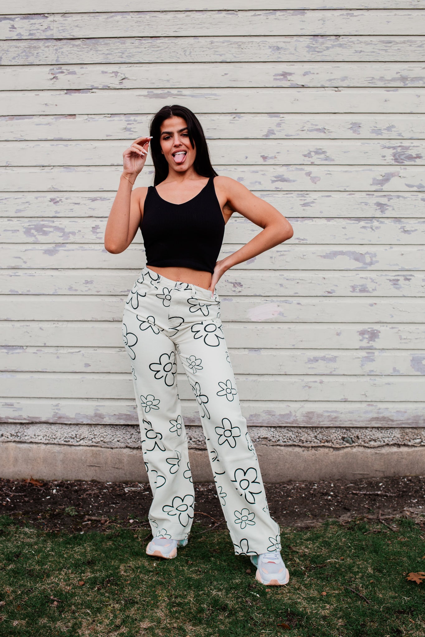 THE DAISY PRINTED PANTS